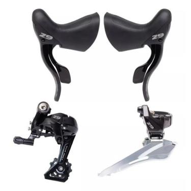 Imagem de Kit Grupo Transmissão Gta Z9 Bike 18v Speed Road Gravel Sti 2x9