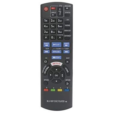 Imagem de Novo controle remoto de substituição N2QAYB001023 para leitor Blu-Ray DMP-BDT270 DMP-BDT271 DMP-BDT175 DMP-BDT174 DMP-BDT171 DMP-BDT170 DMP-BDT166 DMP-BDT165 DMP-BD833 DMP-BD83