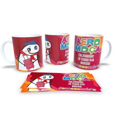 Imagem de Caneca Profissões Criativa – Personalizado em Porcelana para Profissionais (Aeromoça)