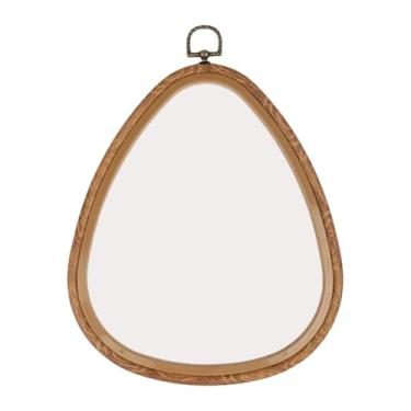 Imagem de rockible Bastidor de bordado, bastidor de ponto cruz, anel circular, decoração de parede, enfeites pendurados leves, moldura de exibição para costura, bordado