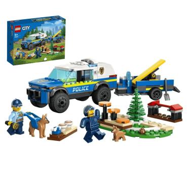 Imagem de Lego Blocos De Montar City Treinamento Móvel De Cães Policiais Brinquedo De Construção 60369