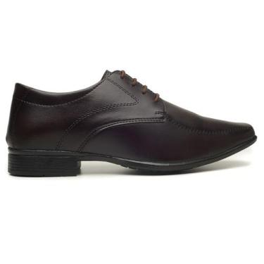 Imagem de Sapato Social Masculino Confortavel Quadrado com Cadarço - Sollano, Ma