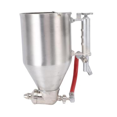 Imagem de Jectse Pistola de Pulverizador de Argamassa de Cimento de Aço Inoxidável, 6 Bicos para Pintura de Parede Externa, Pulverizador de Argamassa de Cimento de Aço Inoxidável