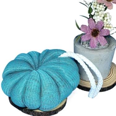 Imagem de Esponja de banho, esponja esfoliante em forma de abóbora, espuma de banho(Tiffany)