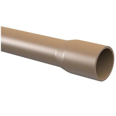 Imagem de Tubo PVC Para Água Fria Soldável 3 Metros 1.1/4"" 40mm Marrom - 10.12.184.1 - TIGRE