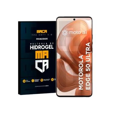 Imagem de Película de Hidrogel Moto Edge 50 Ultra Privacidade Frontal MACA