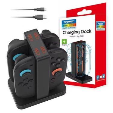 Imagem de Carregador Para Nintendo Switch 2 Joy-con 4 Controles Estação Base - D