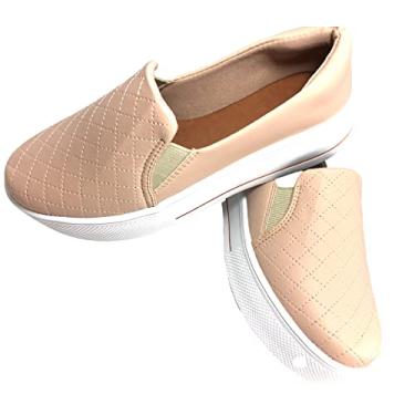 Imagem de Tênis Plataforma Solado Alto Mermaids Queen Lama Nude (34)