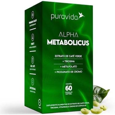 Imagem de Alpha Metabolicus Puravida, Metilfolato Tirosina 60 Capsulas