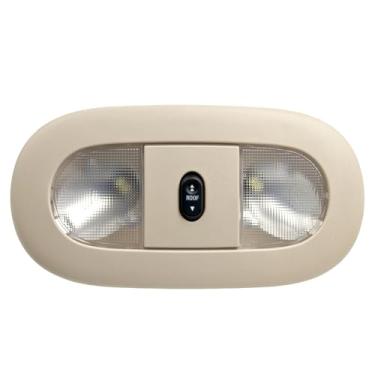 Imagem de BZLINQUAN 8C3Z-25519A70-AA Console suspenso de LED com luz de mapa de cúpula e interruptor de teto solar adequado para Ford F250 F350 F450 F550 lâmpada de teto super resistente substituição # 4L3Z