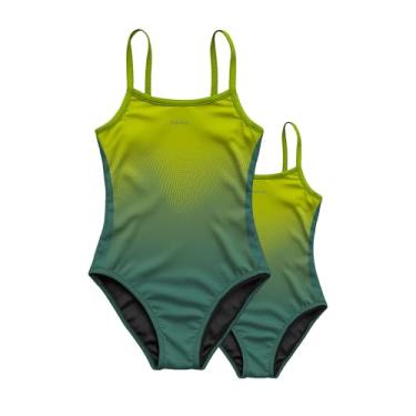 Imagem de COMBO MÃE E FILHA PAR MAIÔS WATER TECH COM FORRO E PROTEÇÃO UV CORES (Verde, GG e 16)