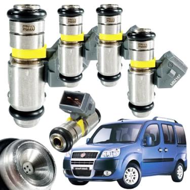 Imagem de Kit Com 4 Bicos Injetores Doblo 1.8 8V Gasolina 2003 2004 Em Diante - 50102702, IWP157