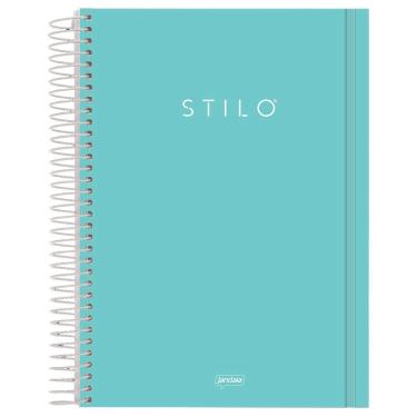 Imagem de Caderno Universitário 1M PP 80F Stilo Verde Pastel 6886377- Jandaia