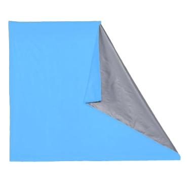 Imagem de Cortinas 100% blackout com adesivo para quarto, sala de estar e cozinha, cortinas blackout feitas de PVC (Azul,1.40 X 1.75)