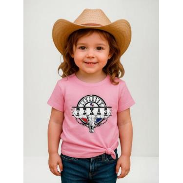 Imagem de Camiseta De Criança Moda Country Infantil Várias Cores E Tamanhos Farm
