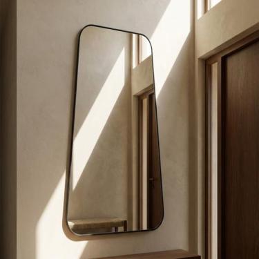 Imagem de Espelho De Parede Orgânico Sala Lavabo 60x110cm - Mod. Tetris - REI DO