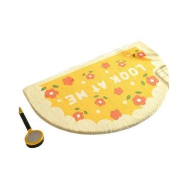 Imagem de Tapetes De Banho Antiderrapantes Com Estampa De Flores Frescas, Tapete