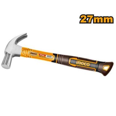 Imagem de Martelo Unha Com Cabo De Fibra E Emborrachado 27MM INGCO
