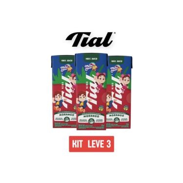Imagem de Suco Tial Kids 100% Morango Maria Clara E Jp200ml-Kit 3 Unid