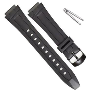 Imagem de Pulseira Compatível Com Relógio Casio Sport Aw-80 Aw-82, Preto