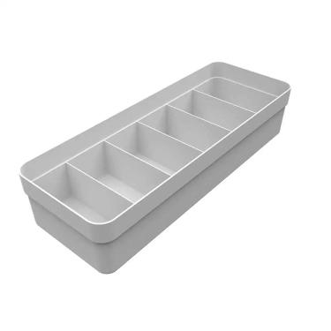 Imagem de Caixa Organizadora de Gaveta Martiplast Colmeia Logic G de Plástico Branco Multiuso 35x...