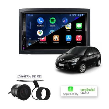 Imagem de Multimídia MP10 CarPlay e Android Auto Citroen C3 2001/2012 - First Op