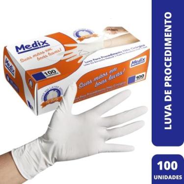 Imagem de Luva de procedimento latex (c/100 unds) - medix, P