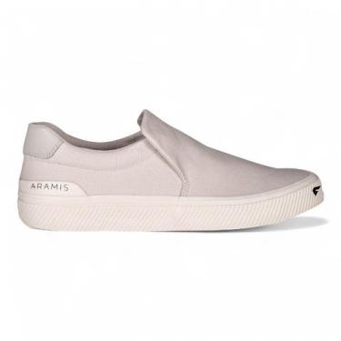 Imagem de Tênis Aramis Daily Slip Canvas Masculino, 42, Bege