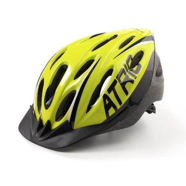 Imagem de Capacete Atrio para Ciclismo MTB 2.0 com LED Traseiro 19 Entradas de Ventilação Neon-Un...