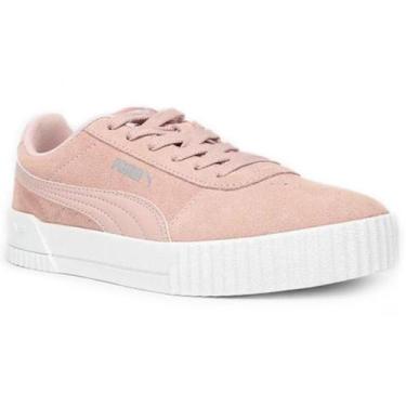 Imagem de Tênis Puma Carina Bdp Feminino - Rosa e Prata, 35