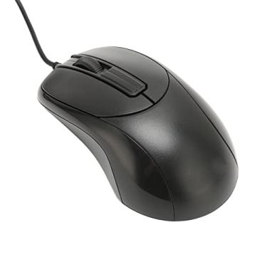 Imagem de Heayzoki Mouse óptico com fio para computador, leve, ergonômico, de alta precisão, para jogos com porta, computador desktop, compatível com 7/8/10/XP