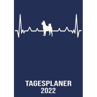 Imagem de Tagesplaner 2022: DIN A4 Kalender von 01/2022 - 12/2022 1 Tag = 1 Seite mit großem Tageskalender und großartiger Übersicht. Monatsübersicht, ... Kalenderbuch / Herzschlag Hundekalender