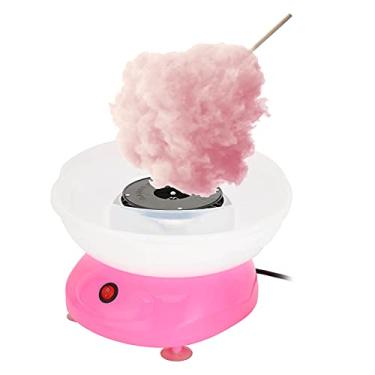 Imagem de Máquina de algodão doce, mini máquina elétrica caseira de algodão doce funciona com doces duros, doces sem açúcar, fio de açúcar, tigela de aço inoxidável, para aniversário/festas
