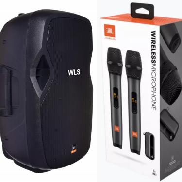 Imagem de Caixa WLS S15 Ativa Bluetooth + 2 Microfones sem fio JBL