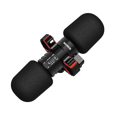 Imagem de Microfone Shotgun Mamen MIC-08 PRO Condensador de Cápsula Bidirecional para Câmeras e Smartphones