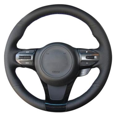 Imagem de Capa de volante, para Kia K5 Optima 2014 2015, personalize couro costurado à mão DIY