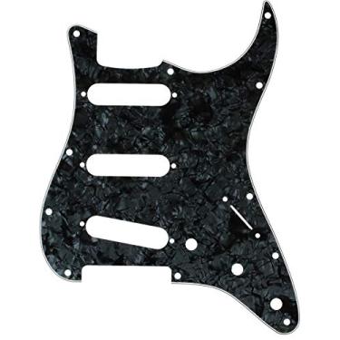 Imagem de Fender Escudo Pickguard moderno, Stratocaster, 11 furos - Moto preta