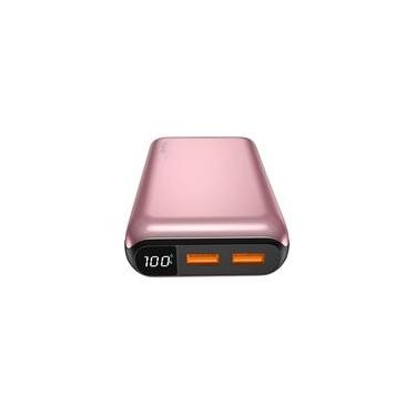 Imagem de Carregador Portátil Power Bank Geonav, 20.000MAH, 2 Portas (1 USB-C, 1 USB), Rosa Dourado - PB20K20WRG