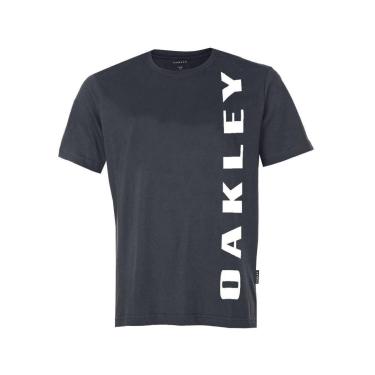 Imagem de Camiseta Oakley Big Bark Blackout Cinza Escuro-Masculino