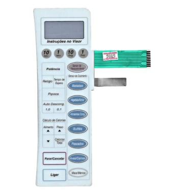 Imagem de Membrana teclado Para Microondas Panasonic Nn 7956 Nn 7958 Curva - TND