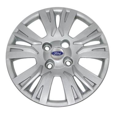 Imagem de Calota aro 14 prata 221cb cubo baixo + emblema ford - Garagem Online G