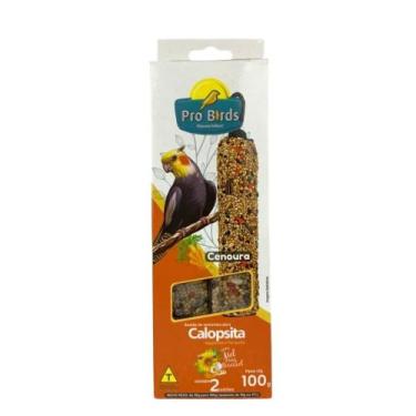 Imagem de Ração Probirds Calopsita Periquito Bastão Cenoura 100GR - prefere