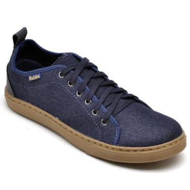 Imagem de Sapatênis Masculino Jeans Solado Borracha Macio Conforto - Rubim Calça