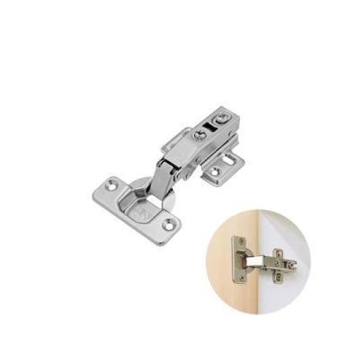 Imagem de Dobradiça Reta de 35 Mm Sem Amortecedor Mk, Reta, Prateado