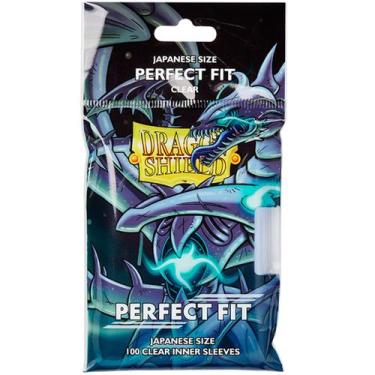 Imagem de Sleeves Perfect Size Fit Small 100 Protetores Dragon Shield Yugioh