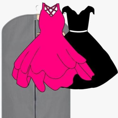 Imagem de Capa Para Vestido com Visor Transparente - Vida Pratika
