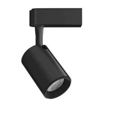 Imagem de Spot Para Trilho 10w 6500k Preto Luz Branca bivolt - Embuled