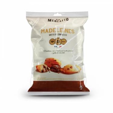Imagem de Madeleines com Gotas de Chocolate Mercatto Pacote 250g