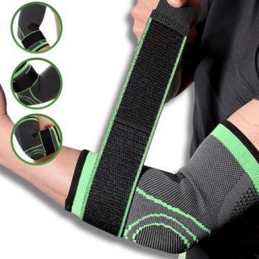 Imagem de Cotoveleira Ortopédica Compressão Academia Fitness Esporte - Kf Sports