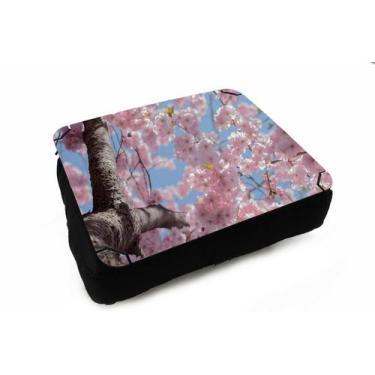 Imagem de Almofada Bandeja para Notebook Laptop Coleção Estampas Flores Floral -